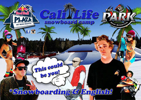 キッズ海外スノーボードキャンプ-Cali Life snowboardcamp